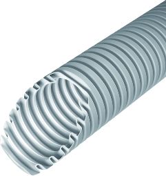 EVOEL FL D=20mm/50m g. pelēka gofrēta caurule evopipes